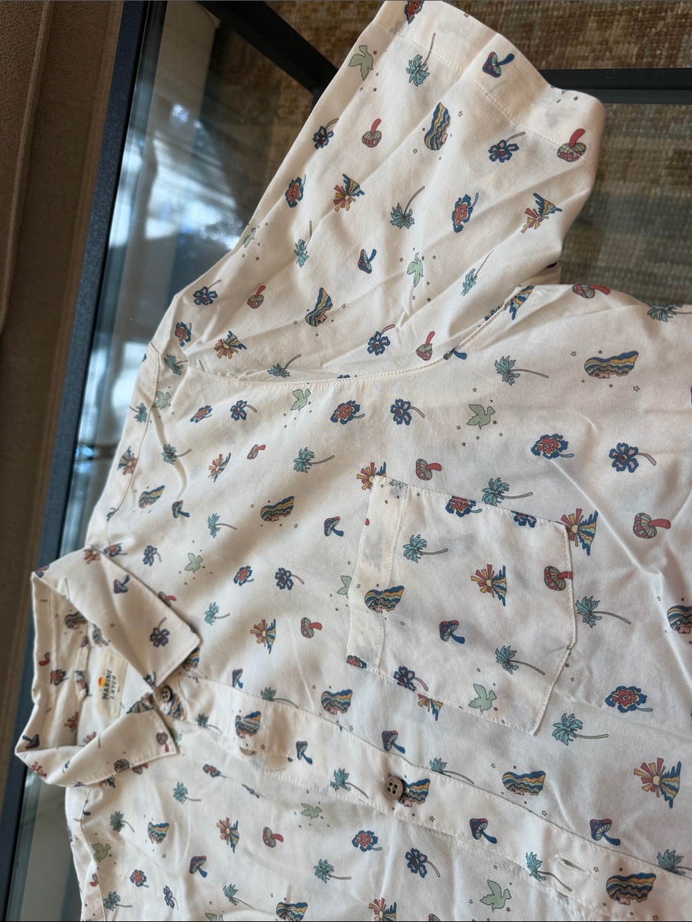 Marine Layer Feather Weight short sleeve cotton button up
